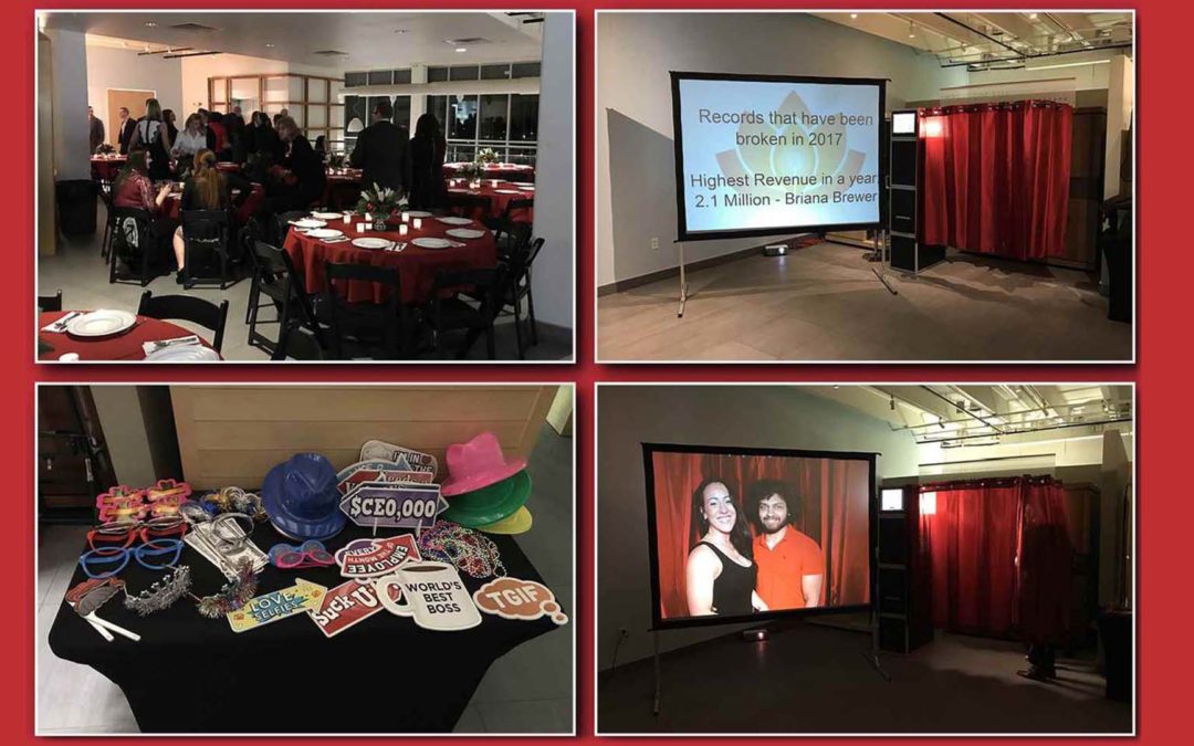 Holiday Party Corporate Photo Booth & Photo Wall – 2/10/18